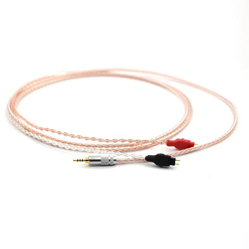 Hifi Silver Copper Twisted headphone upgraded cable 2 5mm TRRS BALANCED jack HD650 HD600 HD660s