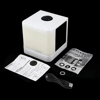 

USB Mini Portable Air Conditioner Humidifier Purifier 7 Colors Light Desktop Cooling Fan for Office Home Outdoor Travel