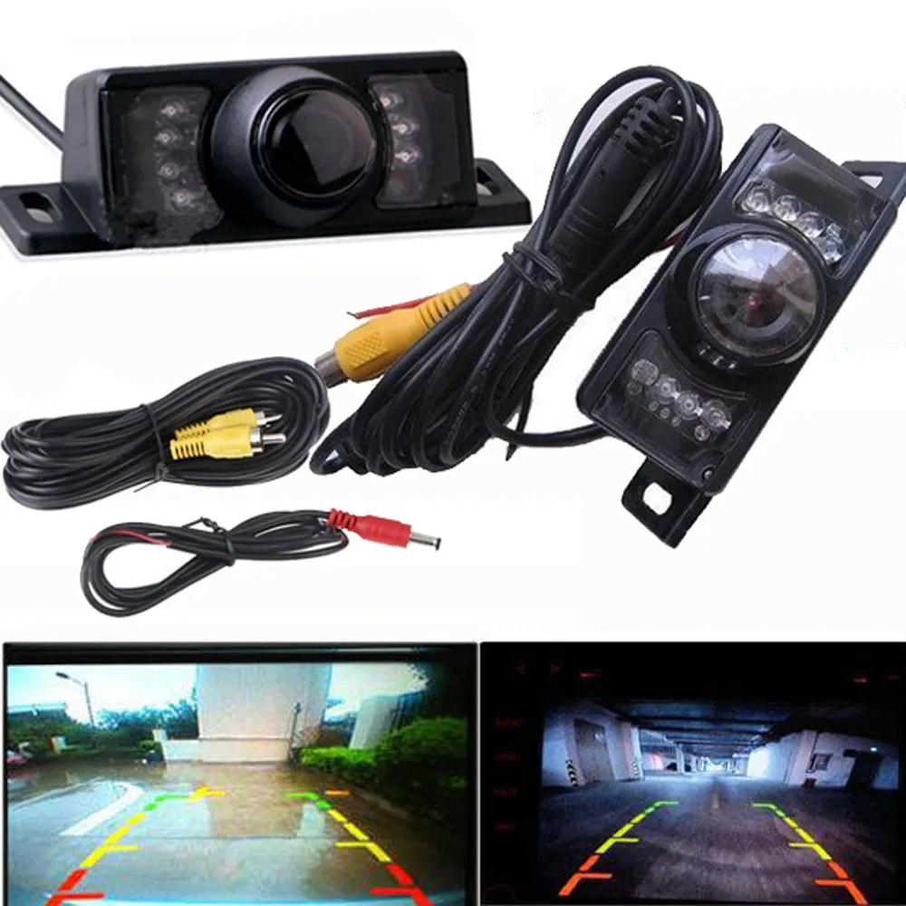 Night Vision Parking Car Rear View Wide Angle LED Reversing Camera (5)
