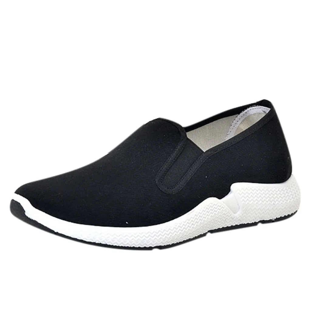 SAGACE; летняя дышащая мужская обувь без шнуровки; повседневная мужская обувь из вулканизированной кожи; Мужская обувь высокого качества; Мужская обувь для вождения лодки; большие размеры - Цвет: Белый