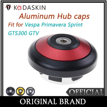

KODSAKIN Aluminum Hubcaps Wheel Covers Hubcap Center Caps for Vespa GTS300 Vespa Primavera Sprint 150