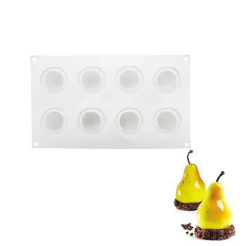 

Baycheer Pear Shape Silicone Mold Cake Mold DIY 3D Fruit Mould Cupcake Cookie Muffin Soap Moule Baking Tools