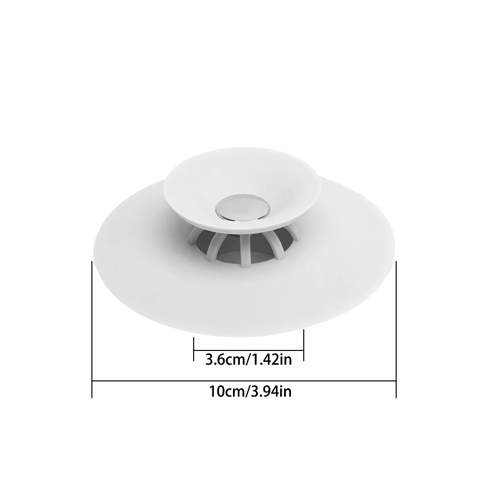 1 шт. кухонный пресс отскок закрытый силиконовый дренажный дезодорант для ванной комнаты анти-засорение пластиковая Раковина фильтр сливное ядро ловушка для волос