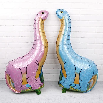 

Large Dinosaur Balloons 10pcs 95x66cm Aluminum Foil Globos Dinosaur Theme Party Decorations Kids Birthday party supplies Gift