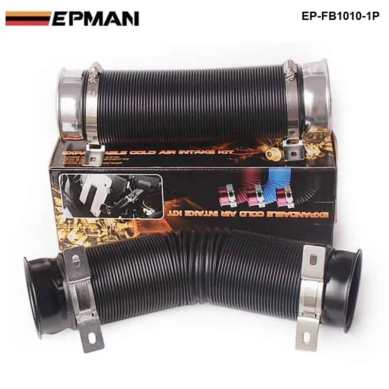 Синий Универсальный 76 мм воздухозаборник индукционный комплект гибкий холодный канал подачи трубы 100 см для VW Golf MK6 GTi 2,0 EP-FB1010-1P