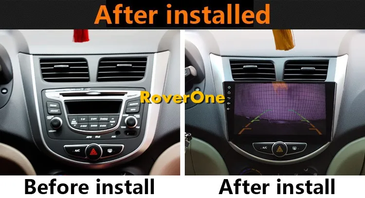 Best RoverOne for Hyundai Solaris Verna Accent I25 Android 9.0 Autoradio Car GPS Radio Stereo Multimedia Media System Head Unit 5