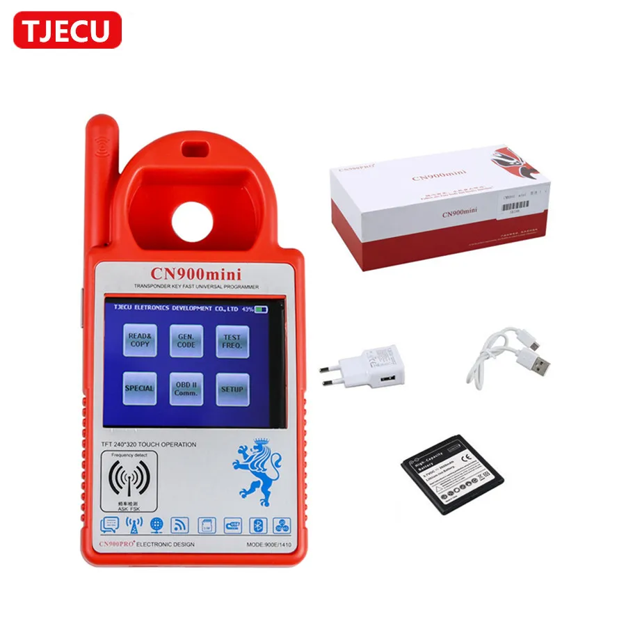 

TJECU CN900 Mini Transponder Key Programmer Work for 4C 46 4D 48 G Chips