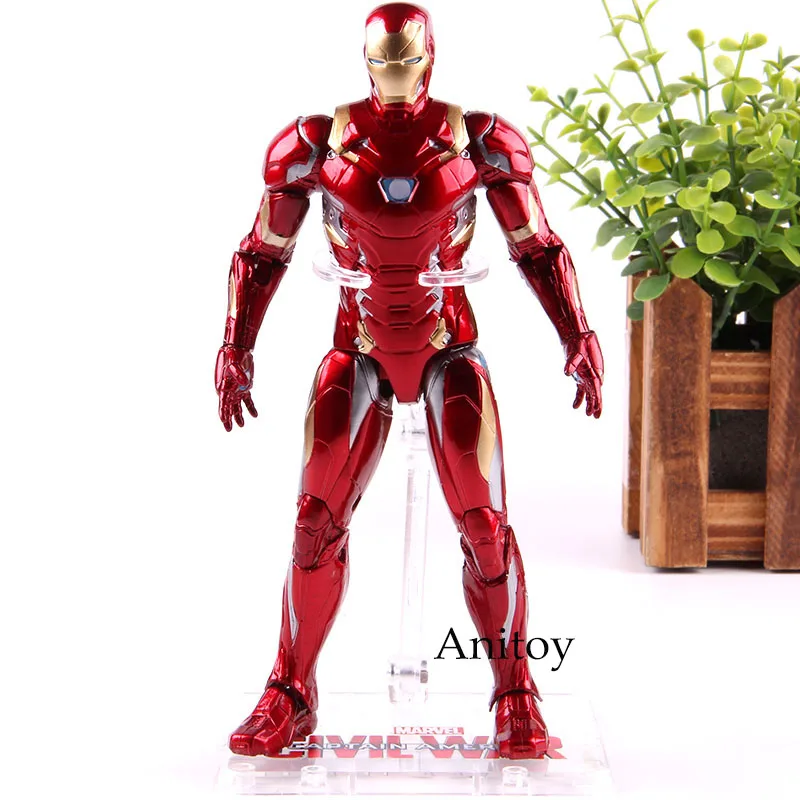

Captain America 3 Civil War Marvel Legends Iron Man Action Figure Toy PVC Collection Model Avengers Toys 17.5cm
