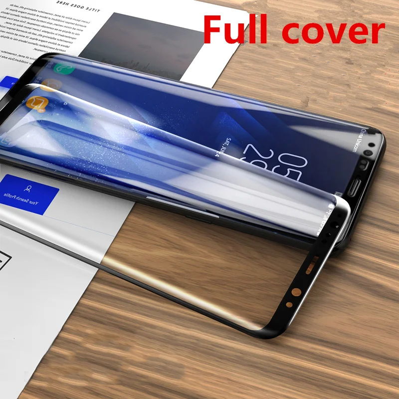

Screen Protector For Samsung Galaxy A6 A8 S10 Plus 2019 Full Curved Tempered Glass Film For Samsung Note 8 9 S9 S8 Plus S7 Edge