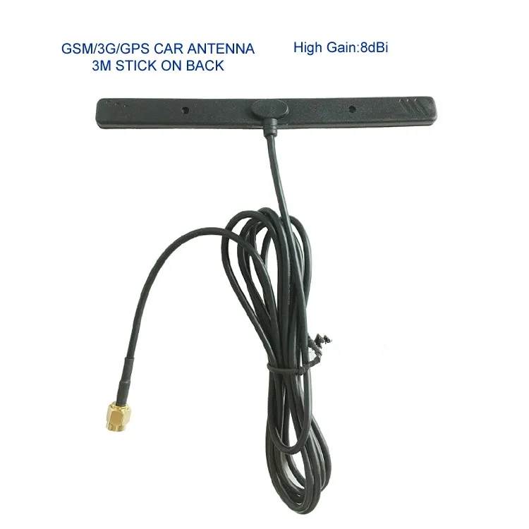 Gsm Waterproof o Homem Impermeável do Cabo Sma da Antena 8dbi 1.5m do Remendo 3g Antenas para comunicações 3 High Quality Telefonia e Comunicação