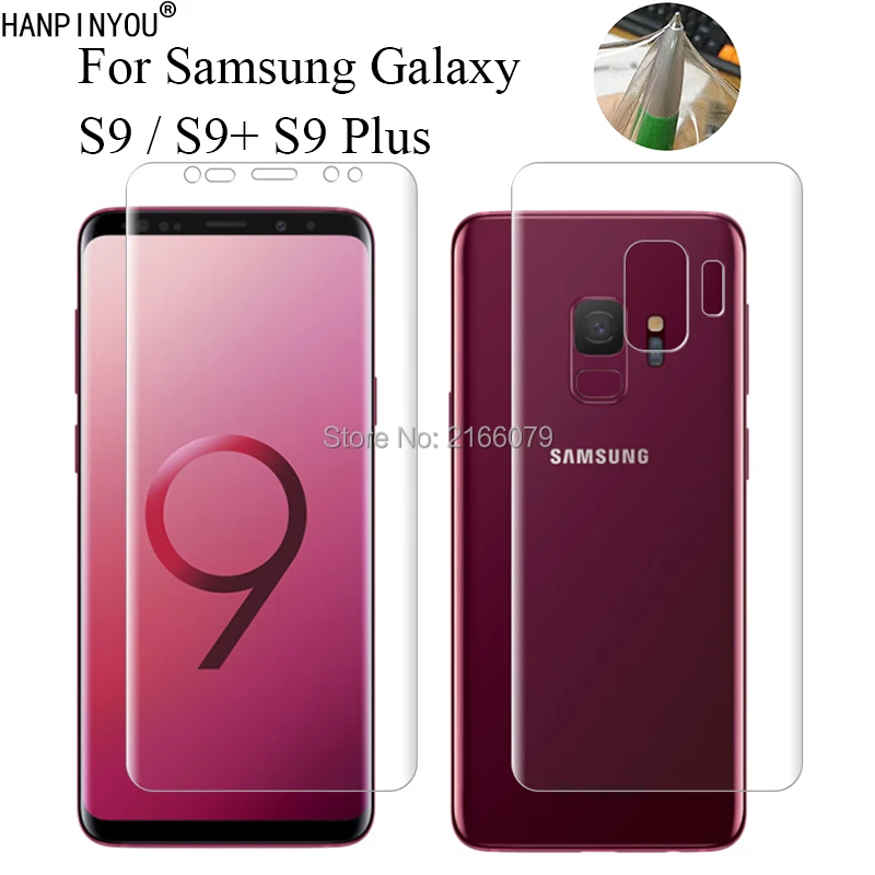 For Samsung Galaxy S9 S9+ S9 Plus Soft TPU Front Back Full Cover