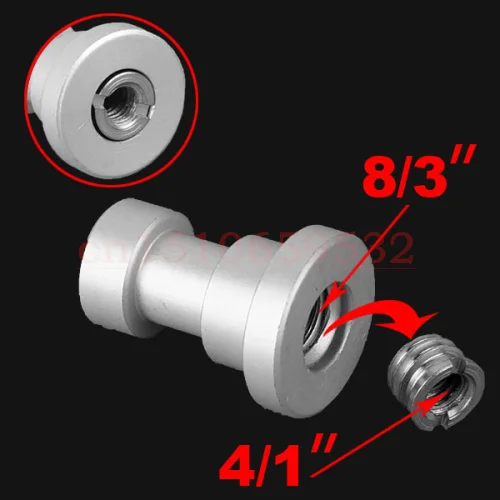 Винт-адаптер для крепления штатива 1/4 3/8 винты для вспышки светильник-подставка Винт Фото Студия фотография светильник s Аксессуары