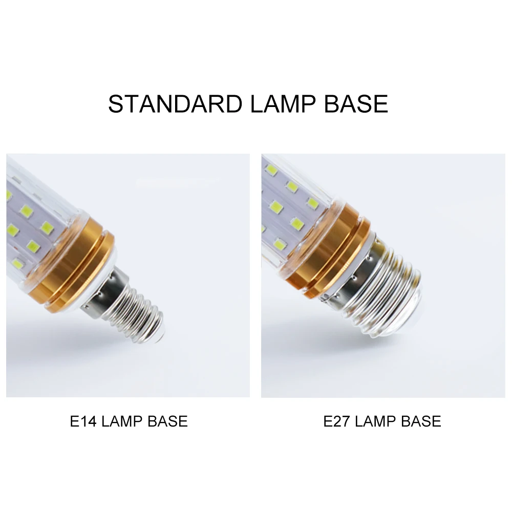 4 шт./лот 220 V E27 Светодиодный Светильник Мозоли 12 Вт 16 Вт SMD 2835 E14 Светодиодный лампа колба в виде лампады светодиодный светильник-канделябр