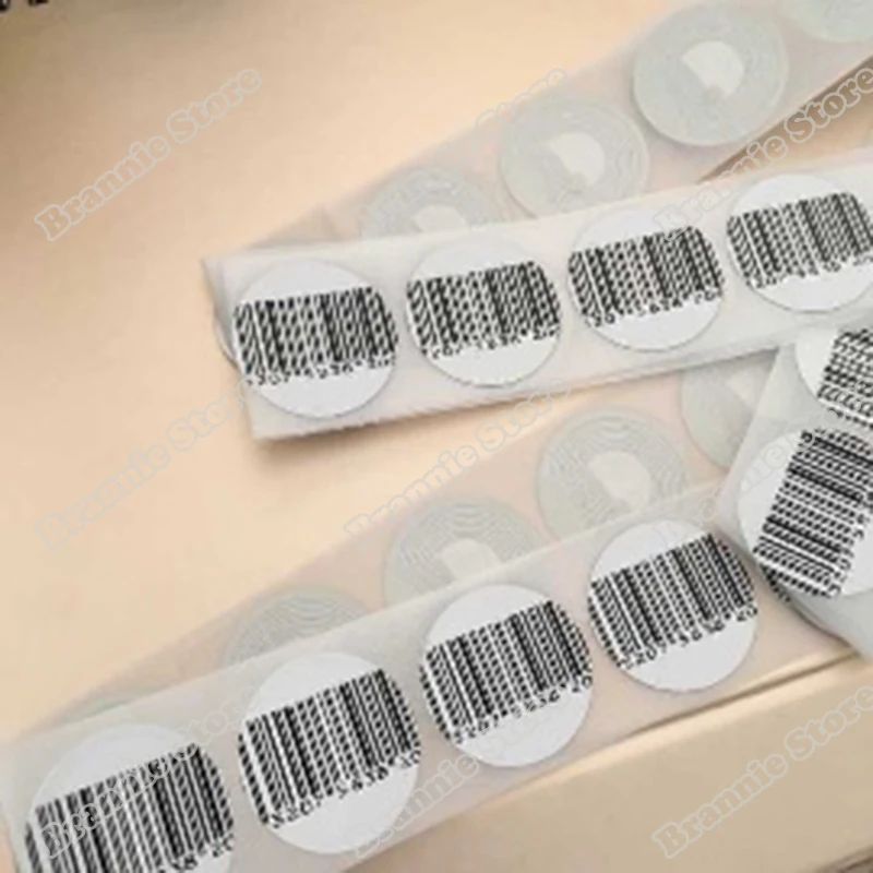 Buy 20000pcs/lot round R30mm RF anti theft tag barcode soft label EAS