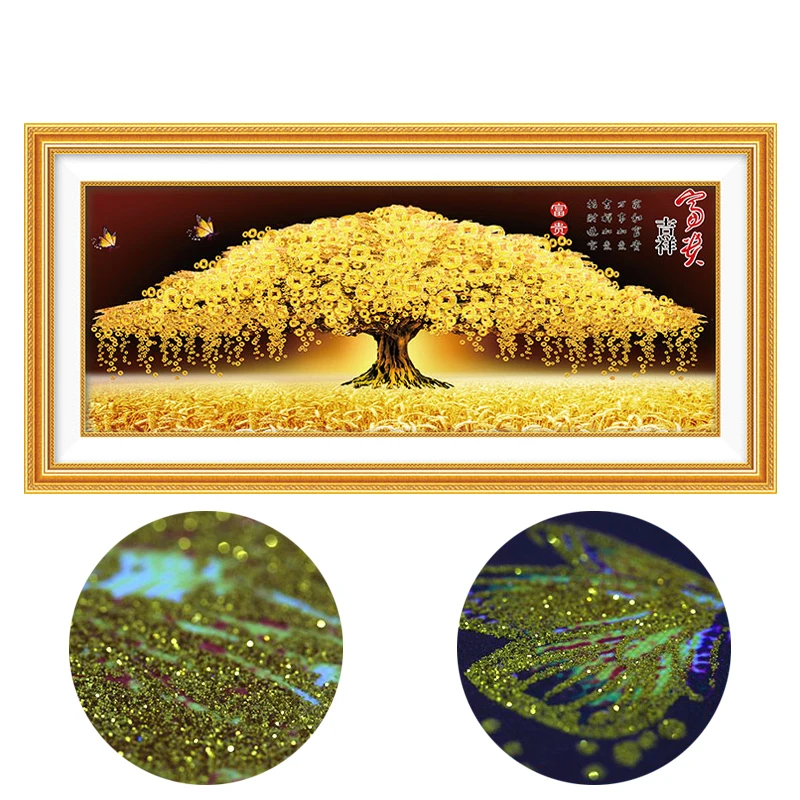Платиновая Алмазная вышивка крестиком специальная форма алмазная вышивка 5d мозаичный узор Счастливое дерево Настенная Наклейка Декор нов... Платиновая Алмазная вышивка крестиком специальная форма алмазная вышивка 5d мозаичный узор Счастливое дерево Настенная Наклейка Декор нов...