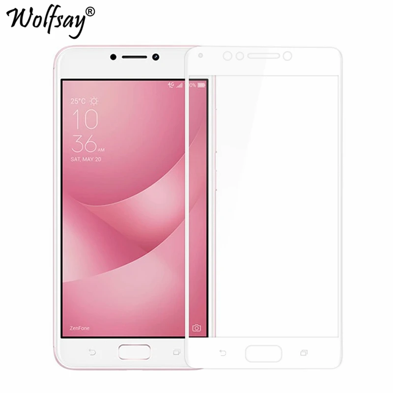 

Wolfsay 1PCS For Glass Asus Zenfone 4 Max ZC520KL Screen Protector Tempered Glass For Asus ZC520KL Anti-Scratch Protective Film