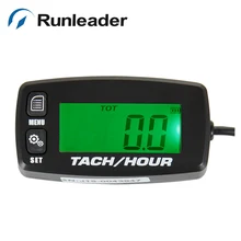 Rl-hm032r runleader Подсветка цифровой ЖК-дисплей сменный аккумулятор Индуктивный Тахометр счетчика для мотоцикла морской подвесной