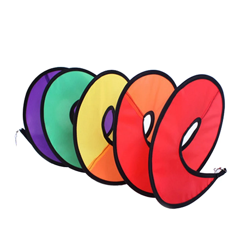 

1Pc Foldable Rainbow Spiral Windmill Wind Spinner Home Garden Decor Kids Toy