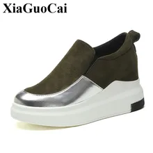 Модная обувь; женские лоферы на плоской платформе; кроссовки с круглым носком; повседневная обувь; смешанные цвета; мягкая кожаная Водонепроницаемая женская обувь для студентов