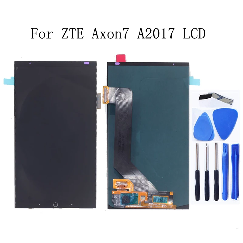 

AMOLED for zte Axon 7 LCD LCD touch screen digitizer replacement A2017 A2017U A2017G Asemblyzte A2017 Axon7LCD+Free shipping