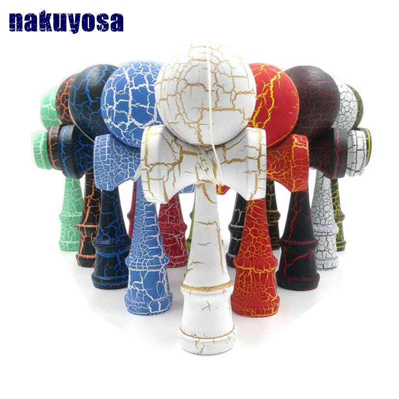 

Attractive Kendama 18.5 cm Funny Japanese Traditional Wood Toy Kendamas Ball Colorful PU Paint Wooden toys