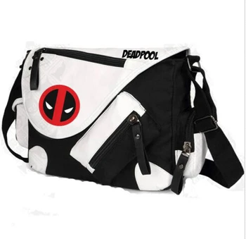 

Deadpool face backpack comic super hero Pocket shoulder Backpack bag New