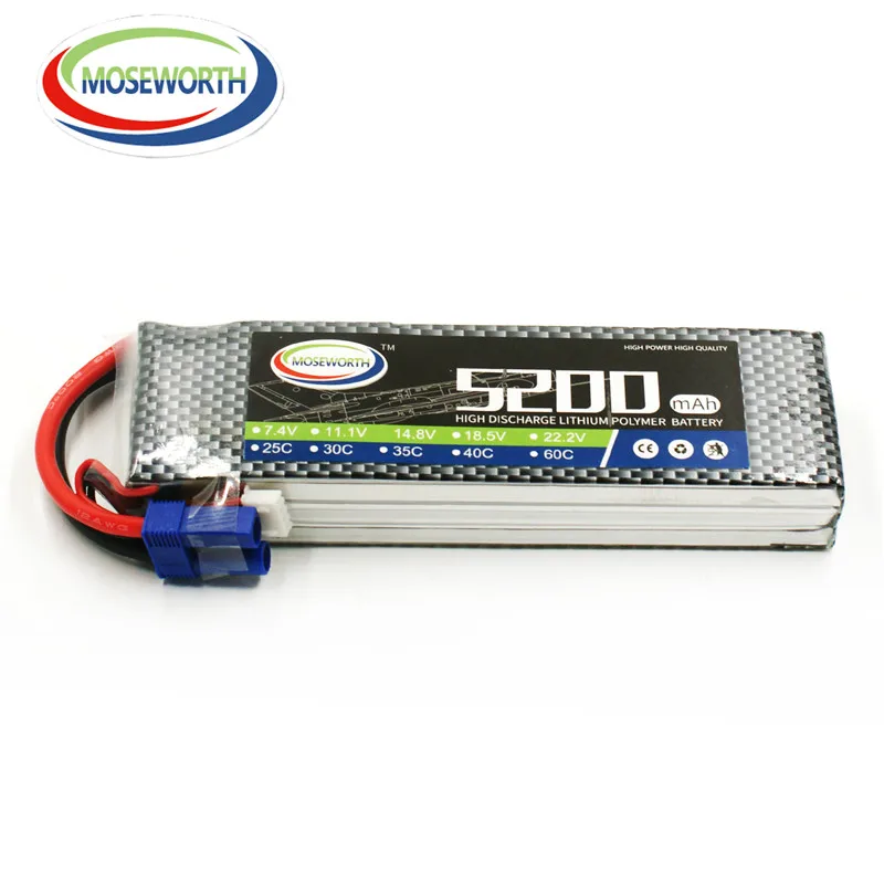 Новые аккумуляторы 3S 11 1 V 5200mAh 25C RC LiPo батарея для Самолет автомобиль вертолет Дрон