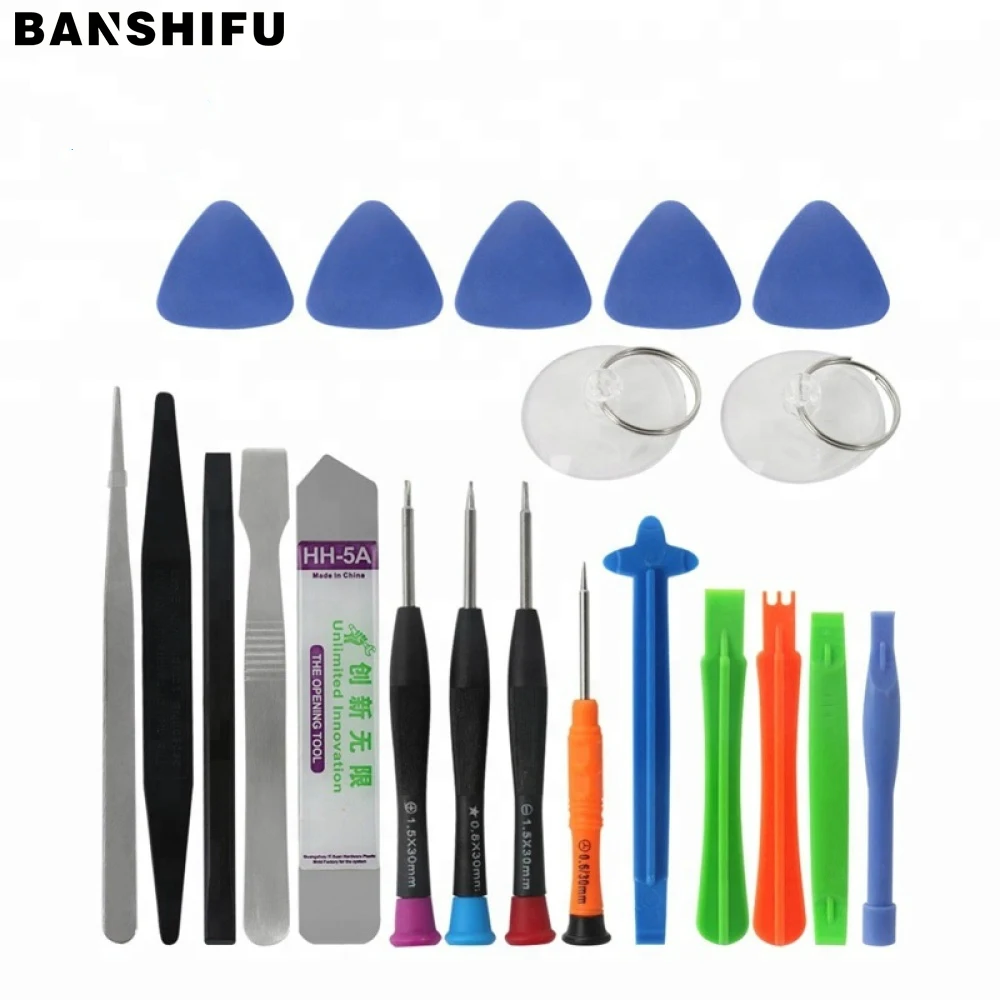 

21 in 1 Mobile Phone Repair Tools Kit Spudger Pry Opening Tool Screwdriver Set for iPhone X 8 7 6S 6 Plus