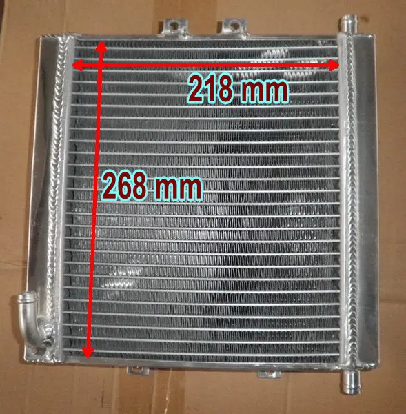 

NEW Aluminum Radiator For Piaggio Zip racing version 1 with no cap ver 1