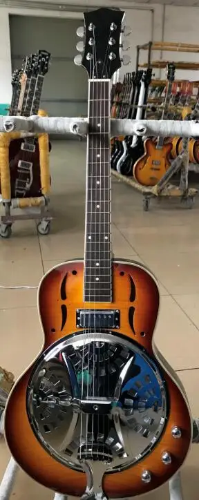 

high quality flame maple top RESONATOR ACOUSTIC GUITAR