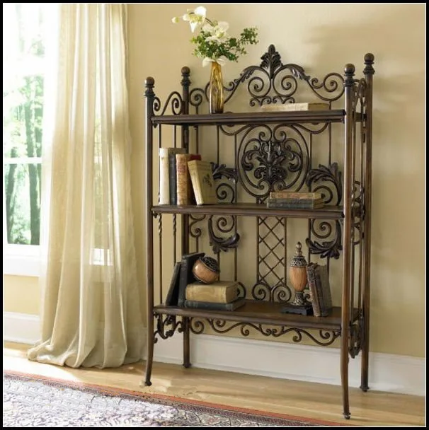 American Retro To Do The Old Wrought Iron Racks Wood Bulkhead Simple American Retro To Do The Old Wrought Iron Racks Wood Bulkhead Simple Ikea Bookshelf Creative Kitchen