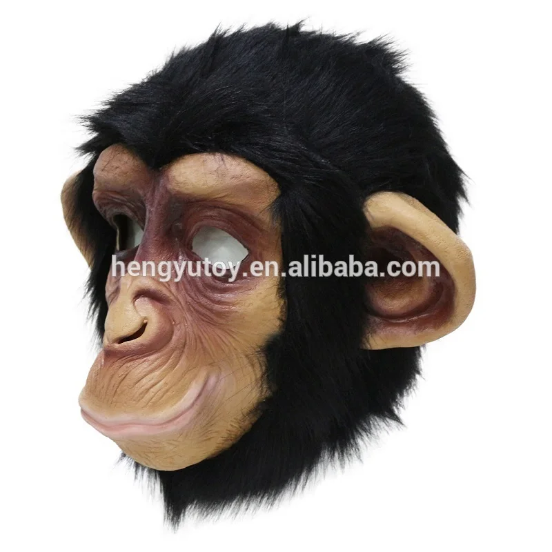 

High Quality Realistic Circus Costume Chimpanzee Mask Latex Monkey Mask