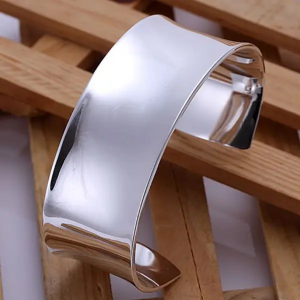

Free Shipping Fashion 925 Silver 1837 No Words Bangle Bracelet for Women Jewelry Factory Price SMTB042
