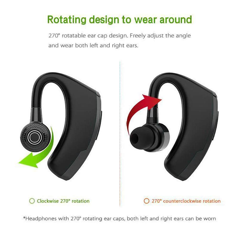 V9 Handsfree Беспроводные наушники беспроводные Bluetooth с микрофоном активное