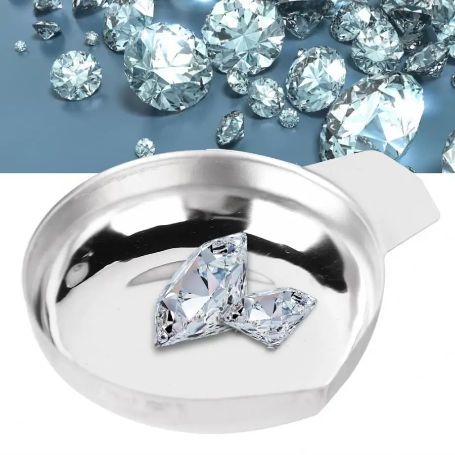 

Professional Digital Scale Pan Stainless Steel Tray for Jewelry Diamond Electronic Balance Scale Jewelry Making Tool for Jeweler