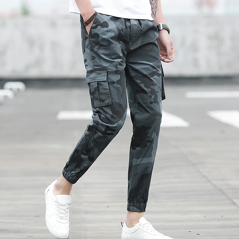 HCXY 2018 Casual Men Pants Fashion Upscale Cotton fabric Camouflage