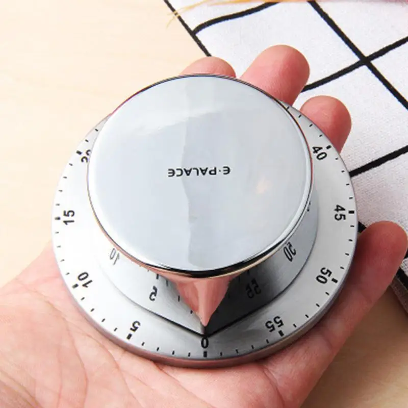 

Kitchen Cooking Timer With Magnet Manual Loud Alarm Sound Home Baking Washing Mechanical 60 Minutes Countdown Timers
