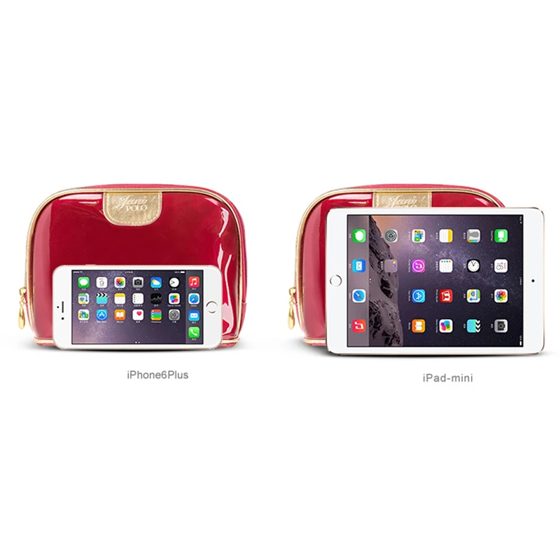 الأزياء السفر أكياس صغيرة تجميلية النساء السيدات عالية الجودة حقيبة مستحضرات تجميل جلد للماء المنظم غسل الحقيبة حقيبة مستحضرات تجميل