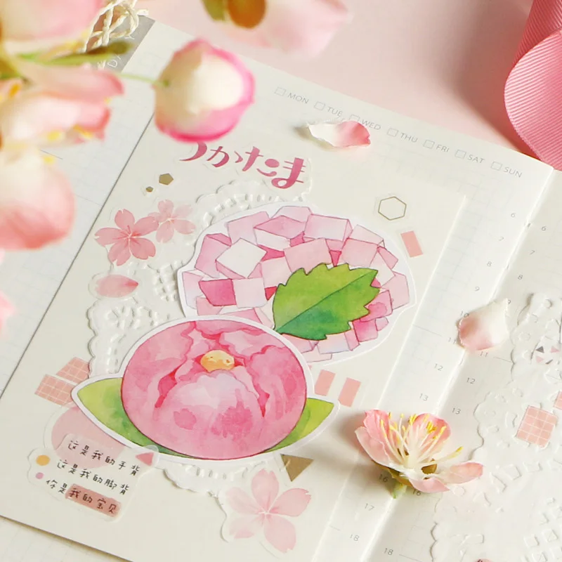 30 листов креативные блокноты Apple Kawaii персиковые животные Липкие заметки для