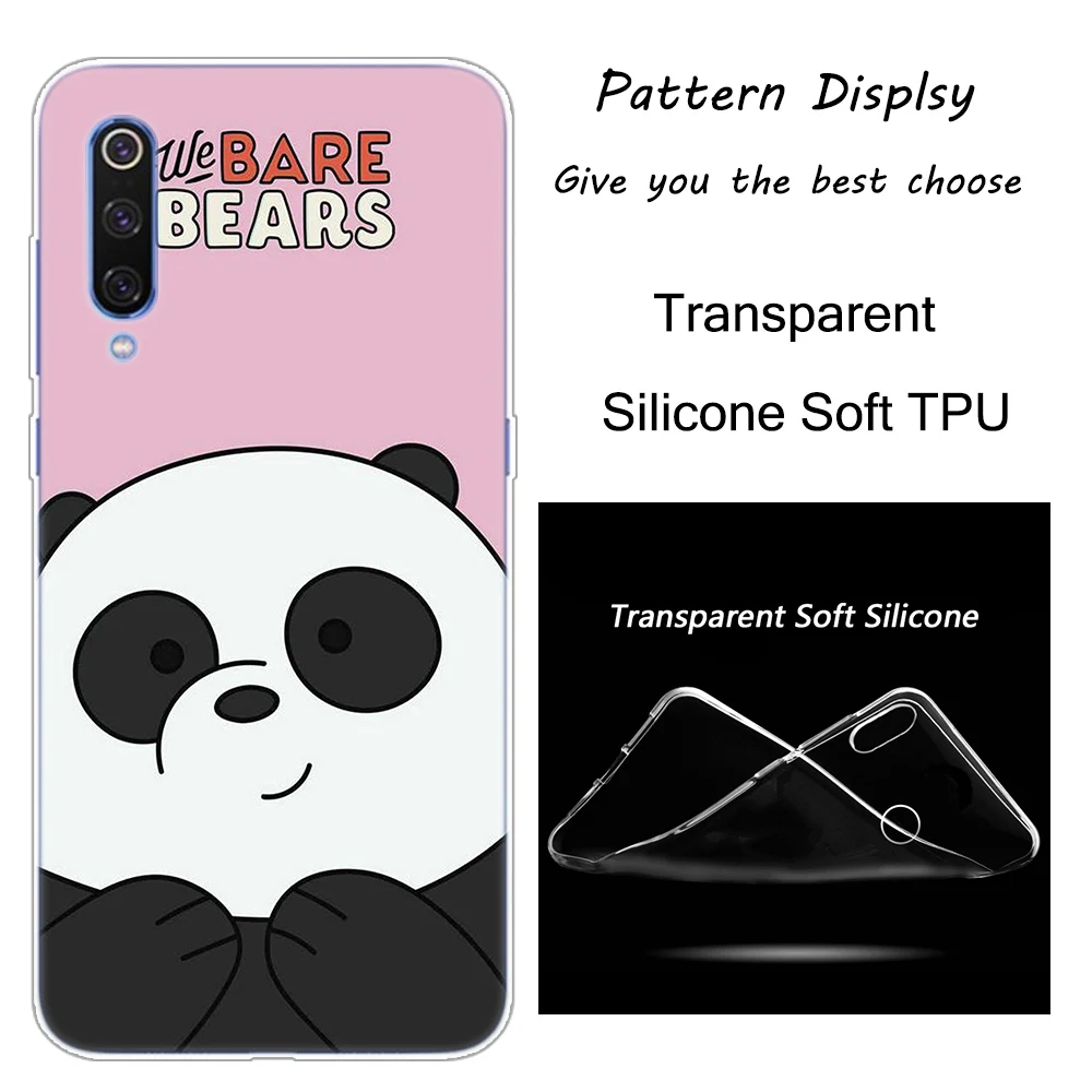 Стильная футболка с изображением персонажей видеоигр Мы Медведи мягкий чехол для Xiaomi Pocophone F1 9T 9 9SE 8 A2 Lite A1 A2 Mix3 Redmi K20 7A Note 4 4X5 6 7 Pro S2