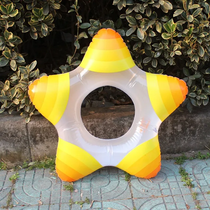 Детский круг для плавания плавает для мальчиков для маленьких девочек подмышками круг пять звезд плавательный круг для плавания игрушки поплавок для детей - Цвет: yellow