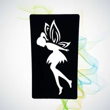 Дети эльф дизайн водонепроницаемый хна шаблон татуировки паста HG24 рождественские подарки татуировки Фея наклейки трафареты для макияжа Советы рисования