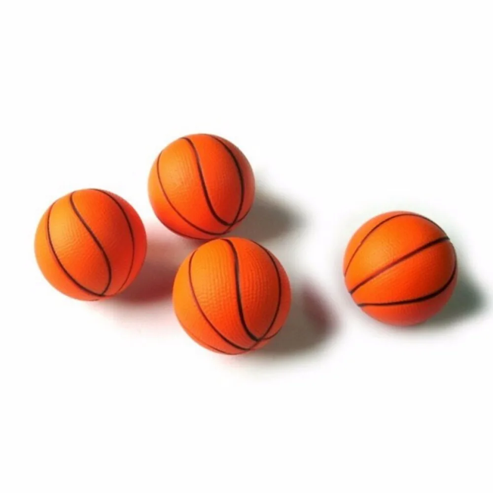 6.3CM Squeeze Soft Foam Ball Squeezing Balls Basketball Orange Hand ...
