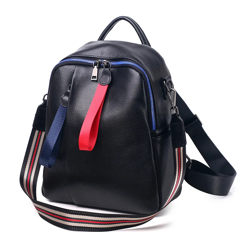 Корейский школьный рюкзак для девушек, высокое качество, женский рюкзак, натуральная коровья кожа, женский рюкзак Mochila