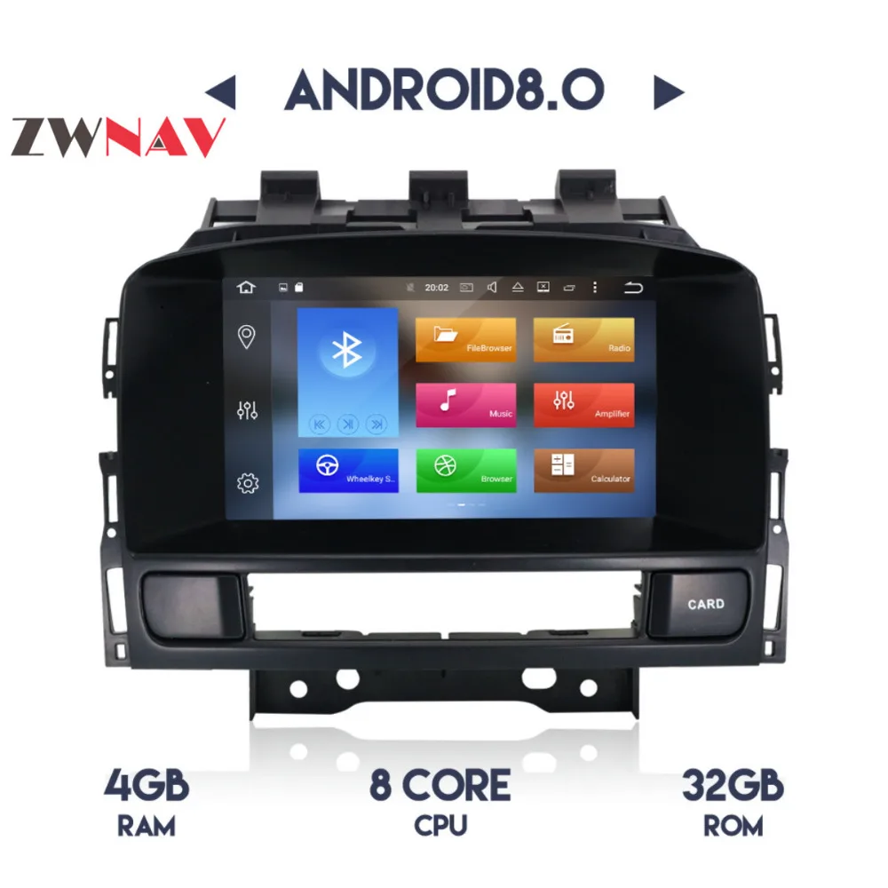 Excellent 4G Android 8.0/Android 7.1 2 DIN DVD GPS for Opel Vauxhall Holden Astra J 2010-2013 car Multimedia screen radio stereo octa core 2