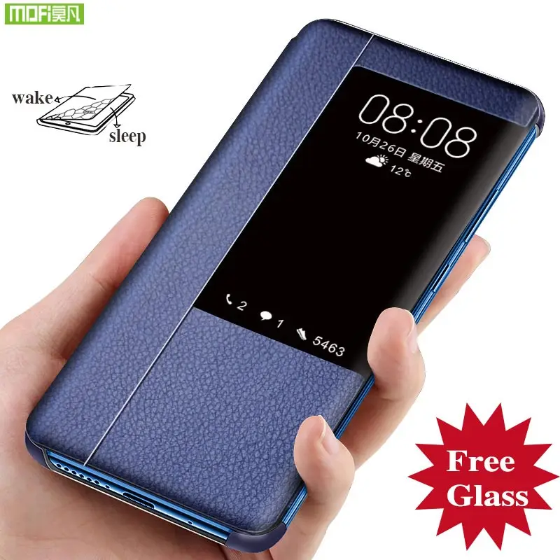

For Huawei mate 20 case leather mate20pro mate20x for huawei mate 20 pro case cover Mofi for huawei mate20 pro case window Smart