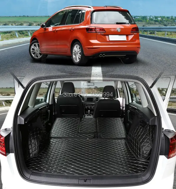 for 2016 2017 VW GOLF Sportsvan rear tail car trunk mat durable boot