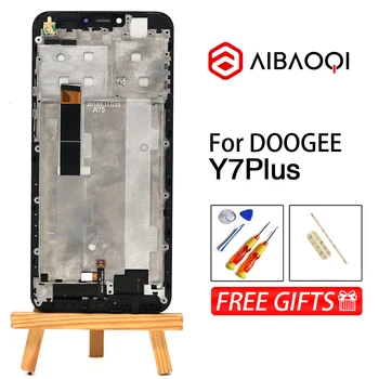 

New Original 6.18 inch Touch Screen+2246x1080 LCD Display+Frame Assembly Replacement For Doogee Y7 Plus Android 8.1 Phone