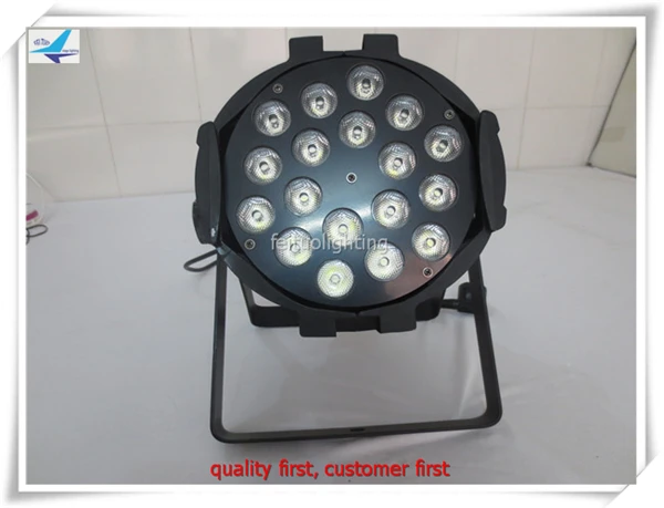 

8 pieces/lot 18x10w rgbw led par can 4 in 1 led par light wash led bulb par 64 led light Sound Activated for Stage Lighting