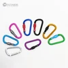 5PCS Aluminum Alloy Decorative Hoods Key Hooks Black Blue Red Gold Silver Carabiners Key Chain Clip Camping Snap Hook Outdoor 6